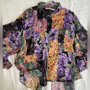 Zara large blouse